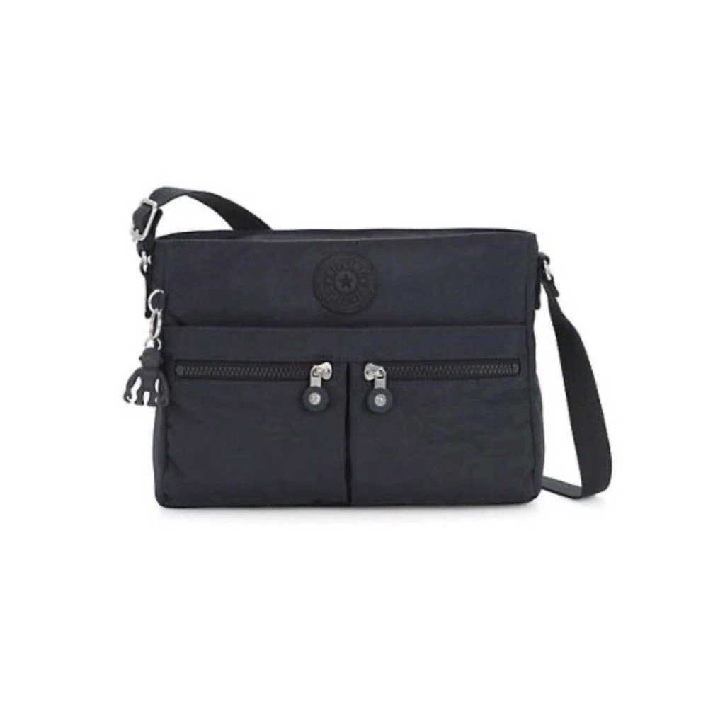 Kipling Women's New ANGIE Crossbody Handbag with Adjustable Strap Nocturnal Grey
